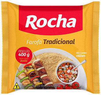FAROFA DE MANDIOCA ROCHA TRADICIONAL 400G