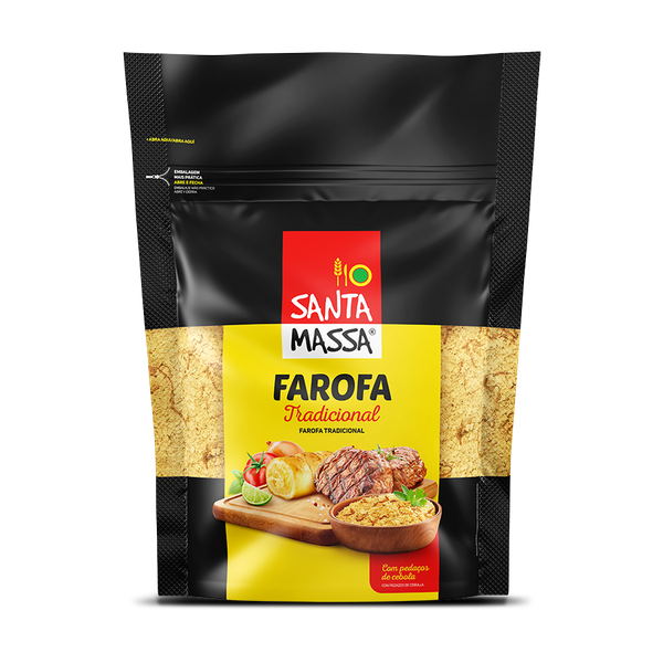 FAROFA PRONTA SANTA MASSA 200G TRADICIONAL