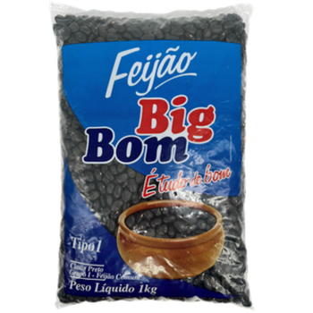 FEIJAO PRETO BIG BOM 1KG