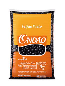 FEIJAO PRETO ONDAO 1KG