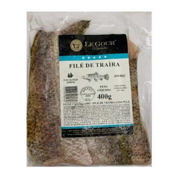FILE PEIXE TRAIRA C/ PELE CONG LEGOUR 400G