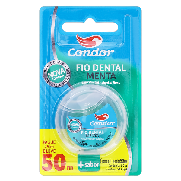 FIO DENTAL CONDOR MENTA L50P25M
