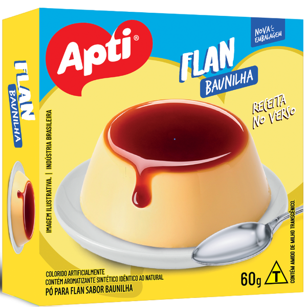 FLAN APTI BAUNILHA 60G
