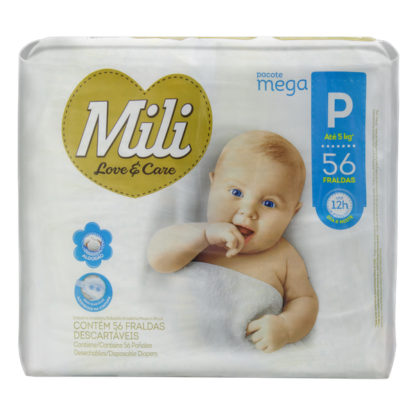 FRALDA MILI LOVECARE MEGA P C/56
