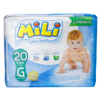 FRALDA MILI JUMBINHO G/20