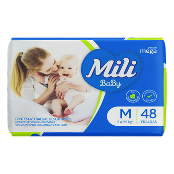 FRALDA MILI ULTRA SECA MEGA M/48