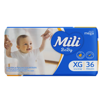 FRALDA MILI ULTRA SECA MEGA XG/36