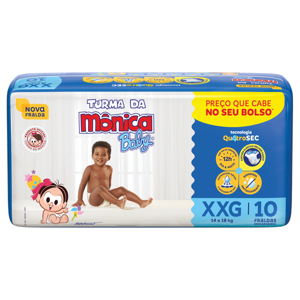 FRALDA MONICA JUMBINHO XXG 10UN