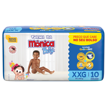 FRALDA MONICA JUMBINHO XXG 10UN