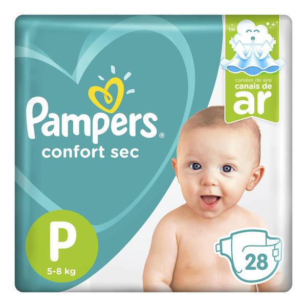 FRALDA PAMPERS CONFORT SEC P 28UN