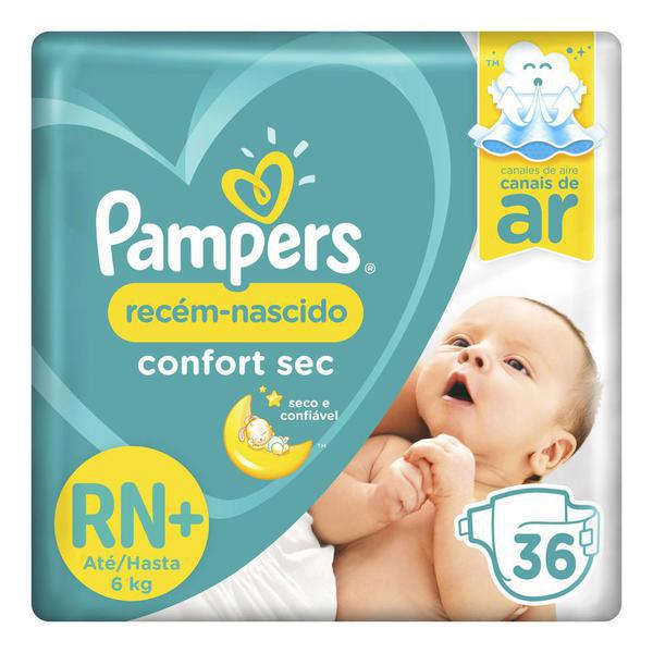 FRALDA PAMPERS CONFORTSEC RN
