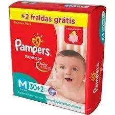 FRALDA PAMPERS INF SUPERSEC M30 GT2 UN