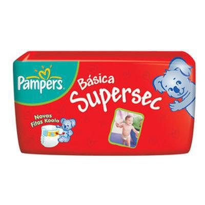 FRALDA PAMPERS SUPERSEC P/26