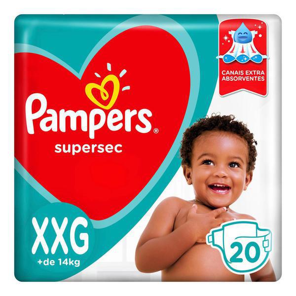FRALDA PAMPERS SUPSEC  XXG C/20