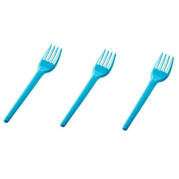 GARFO REGINA SOBREMESA DESCARTAVEL AZUL 25UN