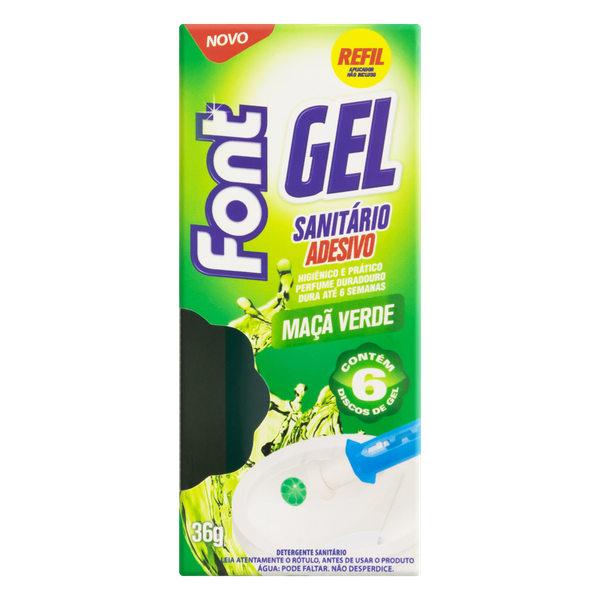 GEL ADESIVO FONT MACA VERDE RF 36G