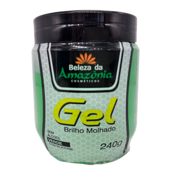 GEL BRILHO MOLHADO AMAZONIA VERDE 240G