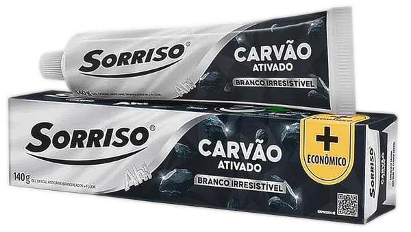 GEL DENTAL SORRISO CARVAO 140G