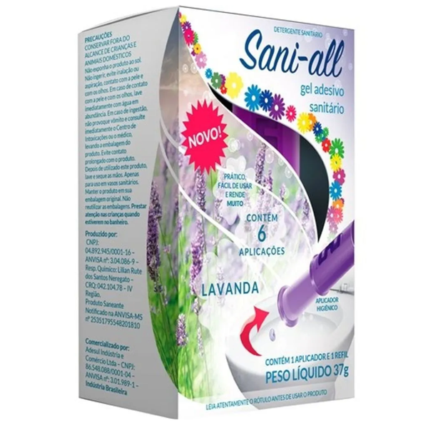 GEL SANIT SANI-ALL C/ APLIC. LAVANDA 37G