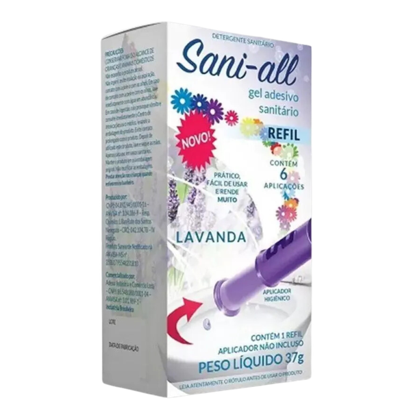 GEL SANIT SANI-ALL REFIL LAVANDA 37G