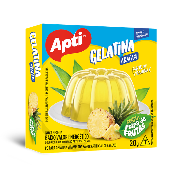 GELATINA APTI VIT ABACAXI  20G