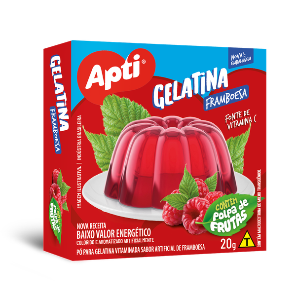 GELATINA APTI VIT FRAMBOESA   20G