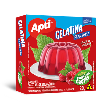 GELATINA APTI VIT FRAMBOESA   20G