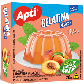 GELATINA APTI VIT PESSEGO  20G