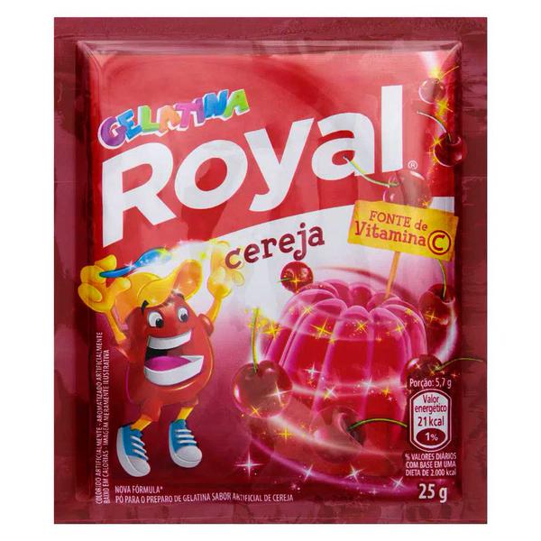 GELATINA ROYAL CEREJA 25G