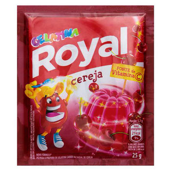 GELATINA ROYAL CEREJA 25G