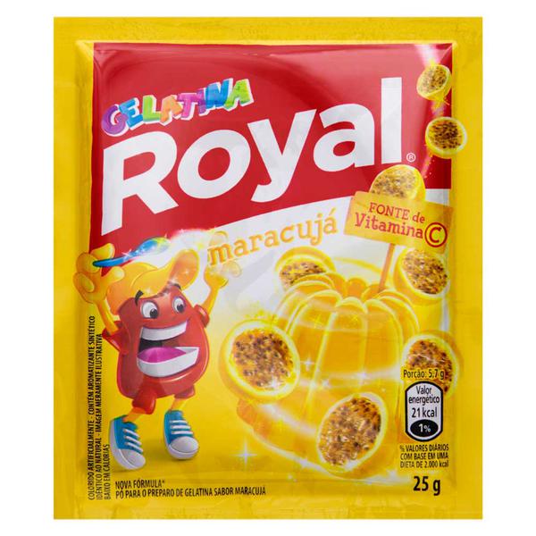 GELATINA ROYAL MARACUJA 25G