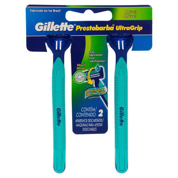 GILLETTE PRESTOBARBA2 ULTRAGRIP C/2