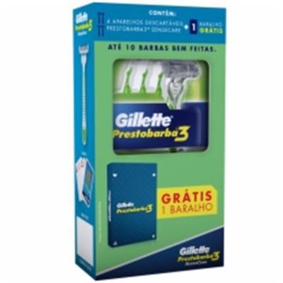 GILLETTE PRESTOBARBA SENSE C/4 GTS BARAL