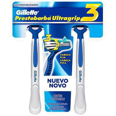 GILLETTE PRESTOBARBA ULTAGRIP 3 UN