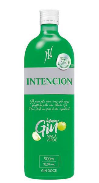 GIN INTENCION MACA VERDE 900ML VD