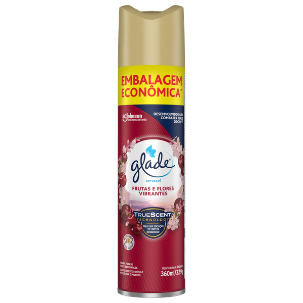 GLADE AERO FRUTAS/FLORES 360ML  ECONOMICA