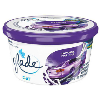 GLADE CAR GEL LAVANDA MARINHA 70G