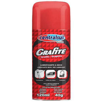 GRAFITE SPRAY LUB CENTRALSUL 120ML