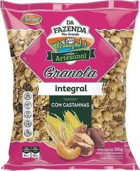 GRANOLA BIOSOFT C/CASTANHAS 500G