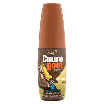 GRAXA LIQ KM COURO BOM MARROM 40ML