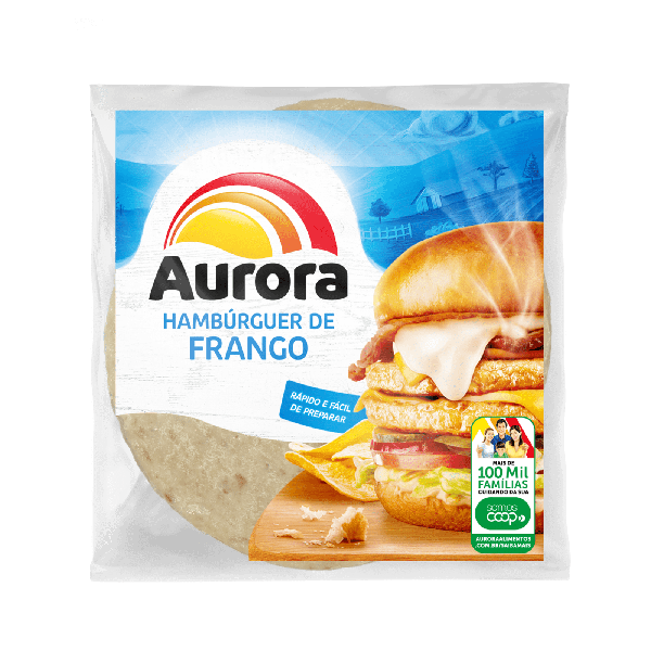 HAMBURGUER AURORA FRANGO 56G