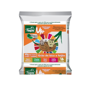HAMBURGUER TENSEI GRAO BICO/FEIJAO 60G