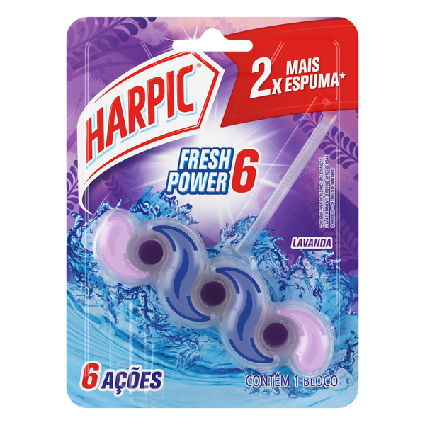 HARPIC FRESH POWER6 LAVANDA 39G