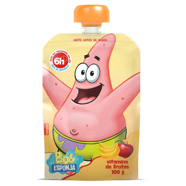 IOG BATAVO BOB ESPONJA VITAMINAS FRUTAS 100G