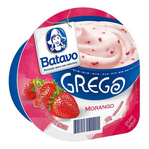 IOGURTE GREGO BATAVO MORANGO 100G