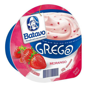 IOGURTE GREGO BATAVO MORANGO 100G