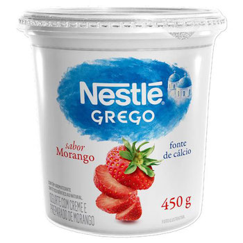 IOGURTE NESTLE GREGO MORANGO 450G