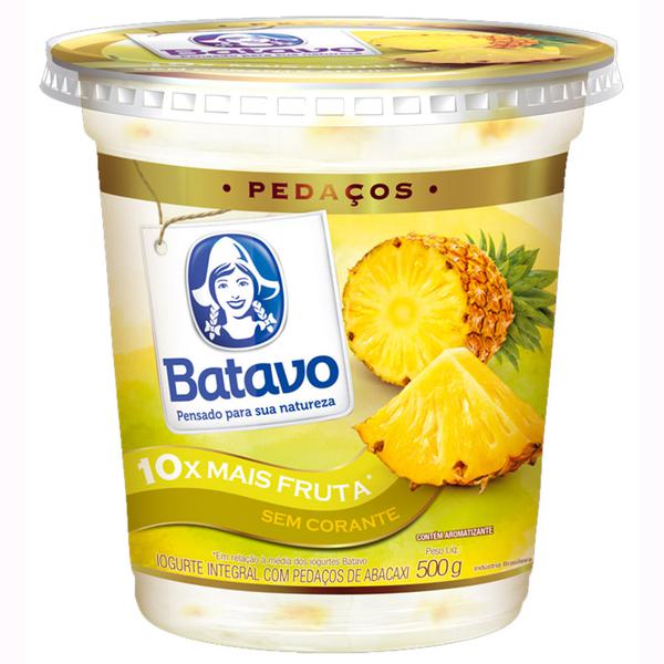 IOGURTE PEDACO FRUTA ABACAXI BATAVO 500G