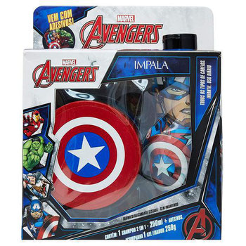 KIT ADVENGERS CAPITAO AMER SH+GEL 250ML/250G