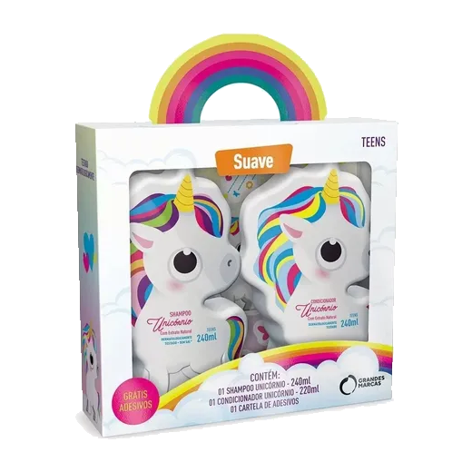 KIT FUNY POP SH 240ML+COND 220ML+ADESIVO